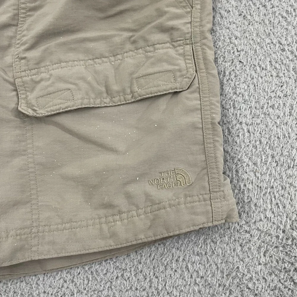 The North Face Shorts Men L Tan Belted Outdoor Hiking Nylon Cargo